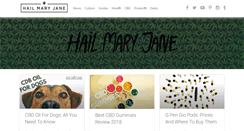 Desktop Screenshot of hailmaryjane.com